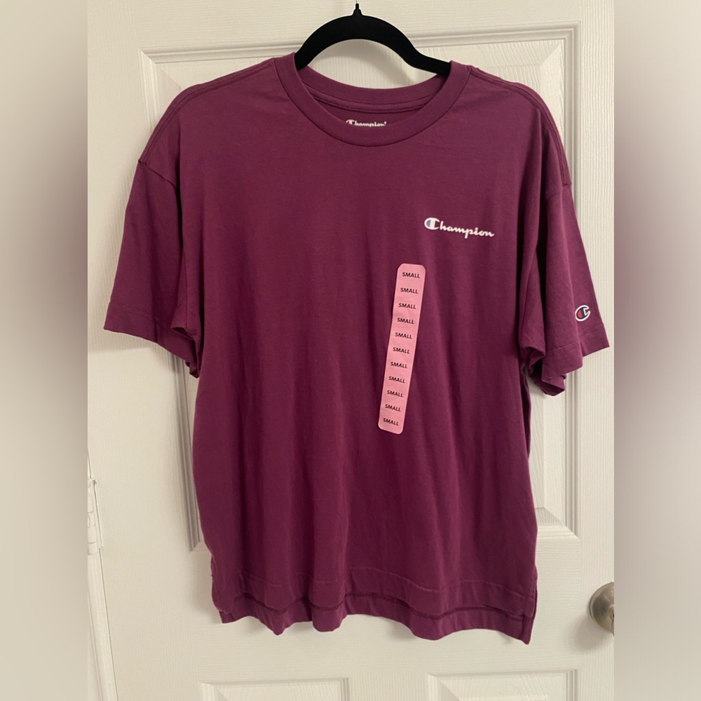 ❤️ Champion Women's Boyfriend Fit Short Sleeve T-shirt Size Small